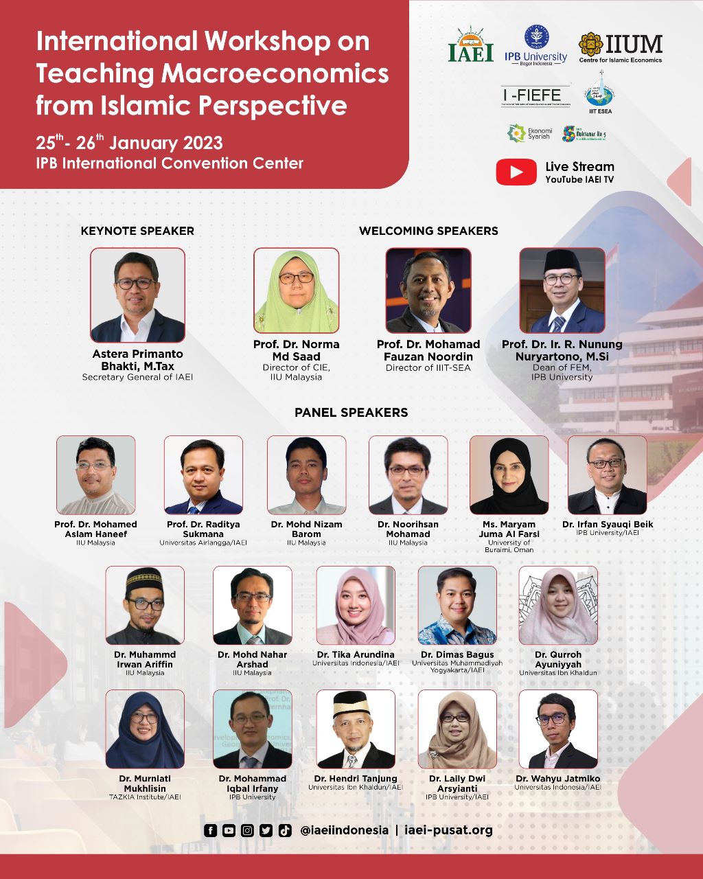 IAEI selenggarakan Workshop “Teaching Macroeconomics From Islamic Perspectives”